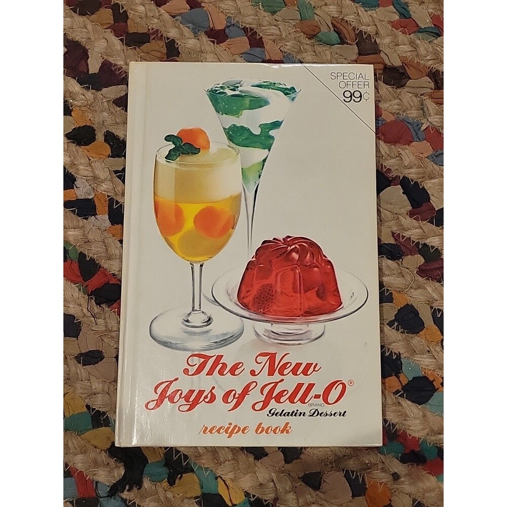 The New Joys of Jell-O Gelatin Recipe Book 1974 2nd Edition Vintage Cookbook